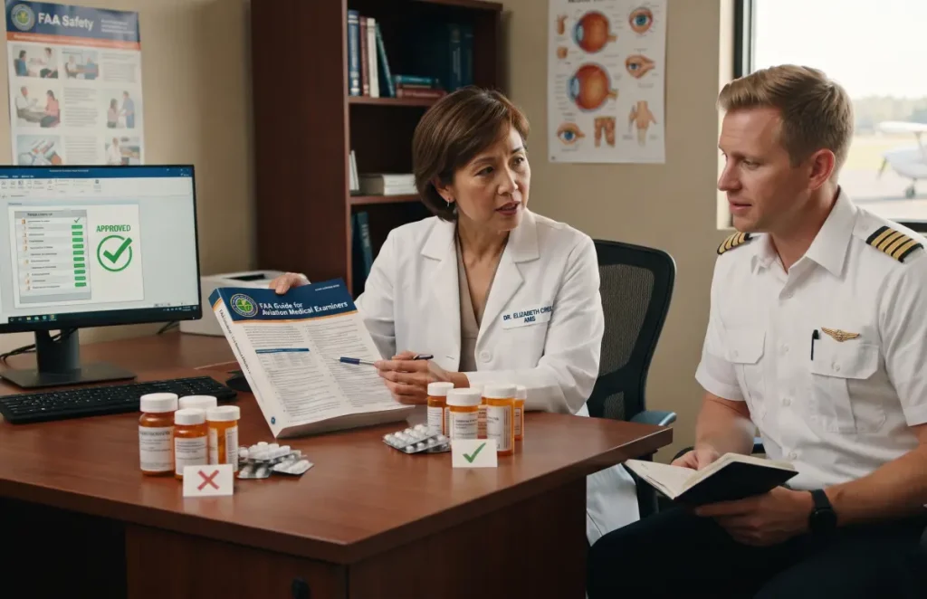 Get expert guidance from Dr. Auren Weinberg and the Aviation Medicine team on FAA medication requirements before your medical exam